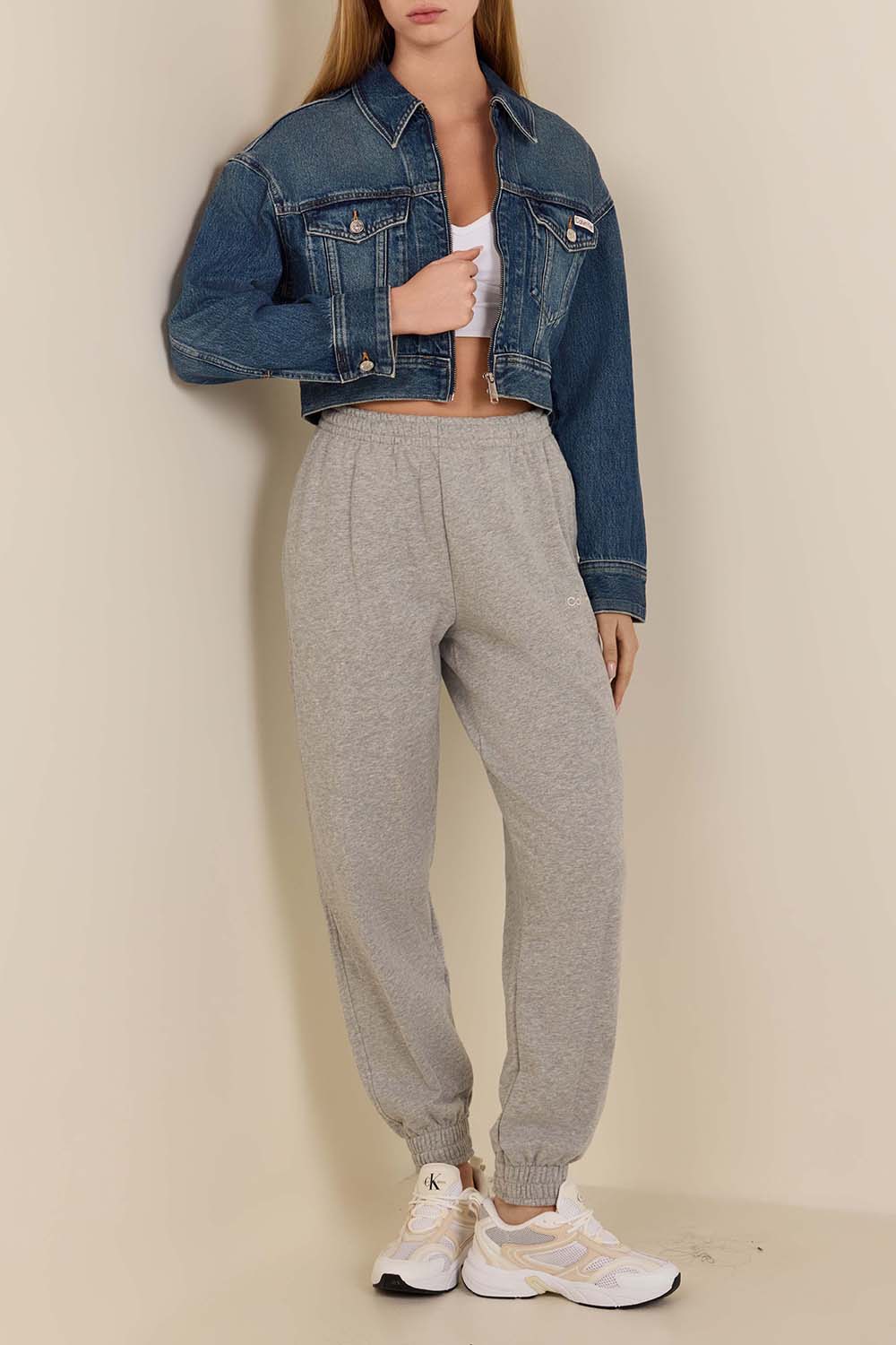 ז'קט ג'ינס קרופ